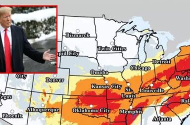 3ல் 2 பங்கு அமெரிக்க மக்களை தாக்கவுள்ள பனிப்புயல்; டிரம்ப் எச்சரிக்கை வெளியீடு